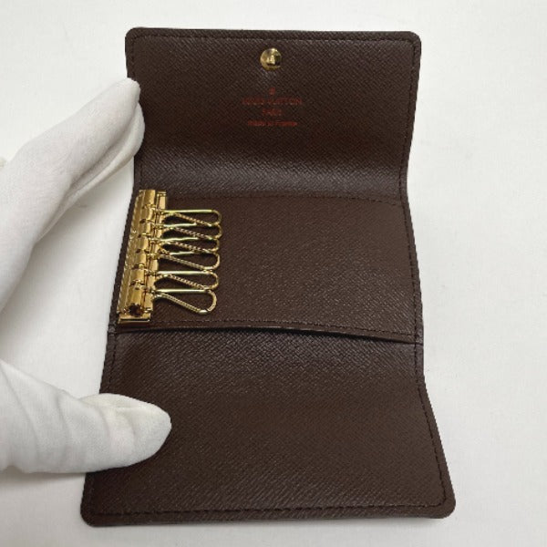 LOUIS VUITTON Key case Key holder  N62630 Damier canvas Brown for 6 Damier Multicles6 unisex(Unisex)