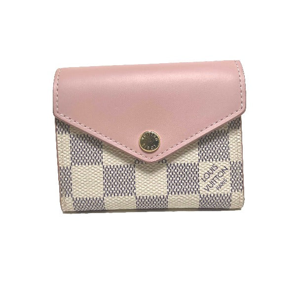 LOUIS VUITTON Tri-fold wallet N60168 Damier canvas Audrose With Coin Pocket Damier Azul Portefeuille Zoe Women