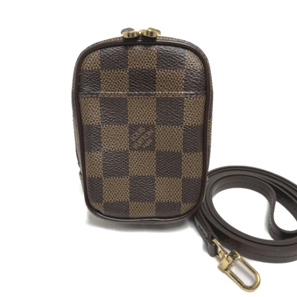 LOUIS VUITTON Pouch N61738 Damier canvas Brown Etui / Okapi PM Damier Pouch mens(Unisex)