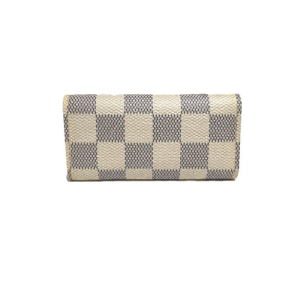 LOUIS VUITTON Key case Key holder  M62630 Damier Azur Canvas Damier Azul Key case for 4 Key holder Damier Azur Multicles4 unisex(Unisex)