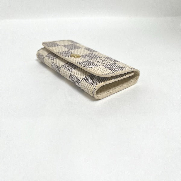 LOUIS VUITTON Key case Key holder  M62630 Damier Azur Canvas Damier Azul Key case for 4 Key holder Damier Azur Multicles4 unisex(Unisex)