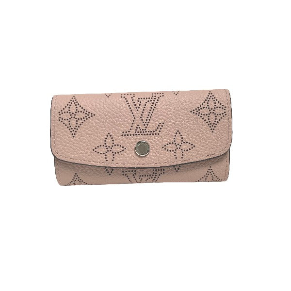 LOUIS VUITTON Key case Key holder  M64056 Monogram Mahina Magnolia Key case for 4 Key holder Mahina Multicles4 unisex(Unisex)