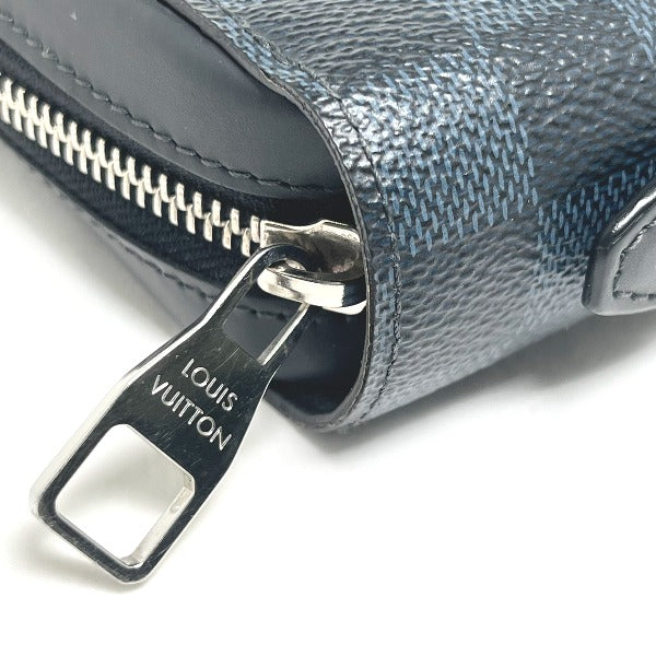 LOUIS VUITTON business bag N41590 Damier canvas cobalt Wallet Damier Cobalt Zippy XL mens