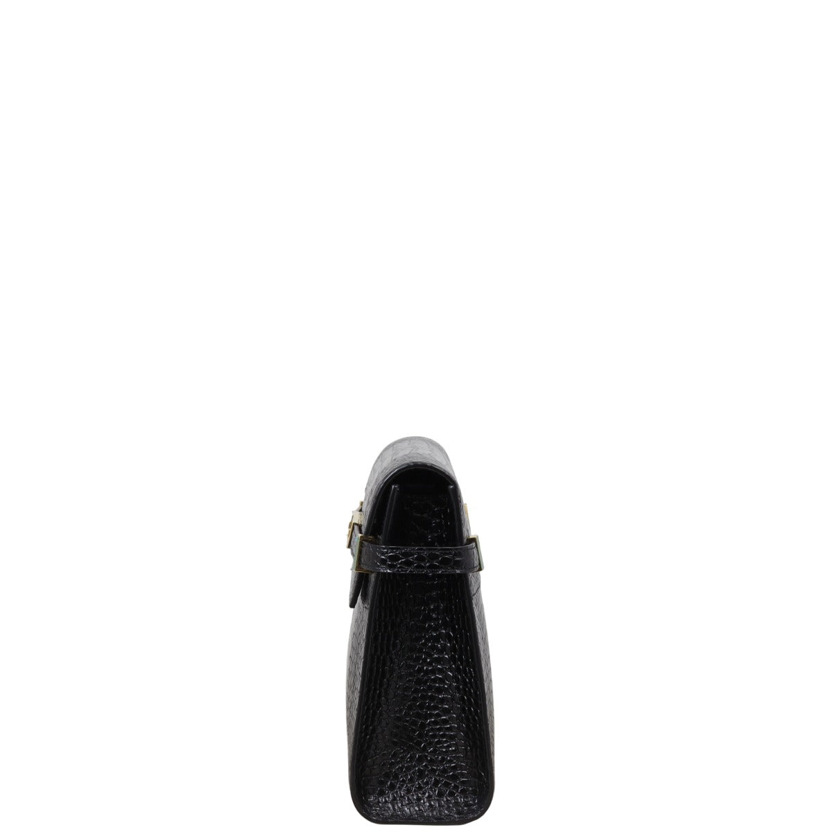 Saint Laurent Manhattan Shoulder Bag Medium Croc Embossed