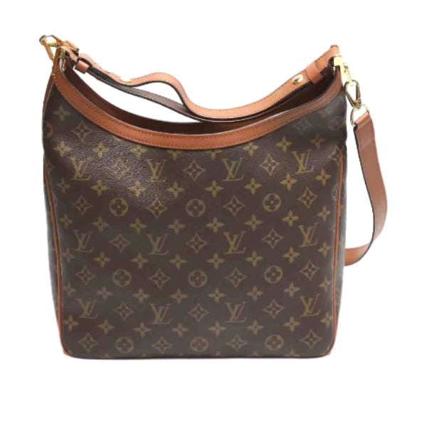 LOUIS VUITTON Shoulder Bag M45195 Monogram canvas Brown Shoulder Bag Monogram reverse Hobo Dauphine MM Women