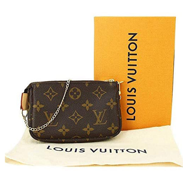 LOUIS VUITTON Pouch M58009 Monogram canvas Brown Mini accessories pouch Monogram Mini Pochette Accessoires Women