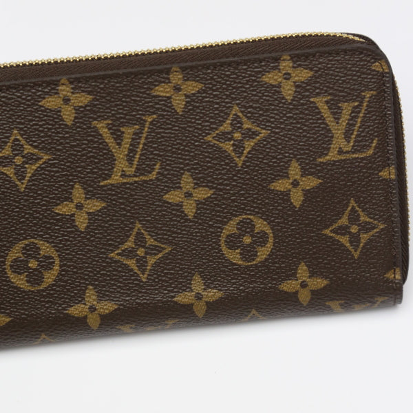 LOUIS VUITTON Long Wallet Purse M41894 Monogram canvas Rose valerine Zippy wallet Monogram Zip Around Women(Unisex)