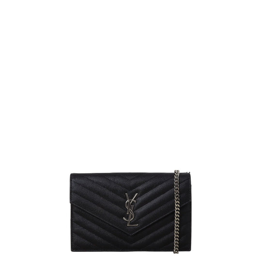 Saint Laurent Cassandre Envelope Chain Wallet