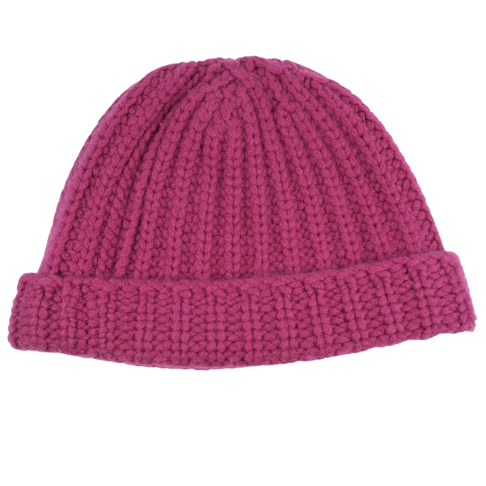 HERMES Knit cap wool pink Women(Unisex)
