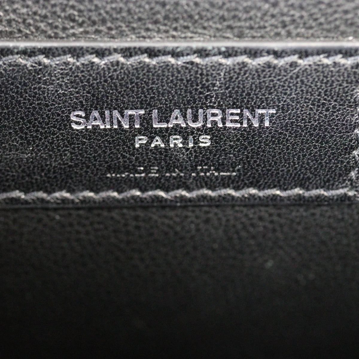 Saint Laurent Kate Tassel Chain Bag Medium Croc-Embossed
