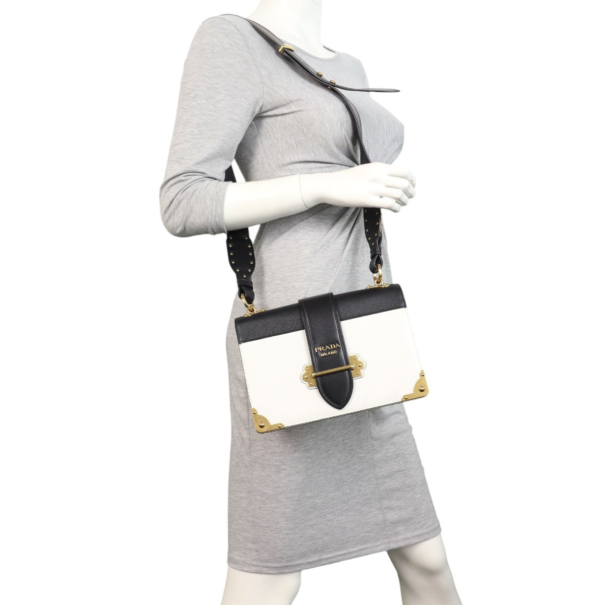 Prada Cahier Shoulder Bag Large