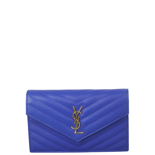 Saint Laurent Cassandre Envelope Chain Wallet