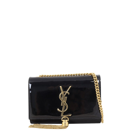 Saint Laurent Kate Tassel Chain Bag Small Patent
