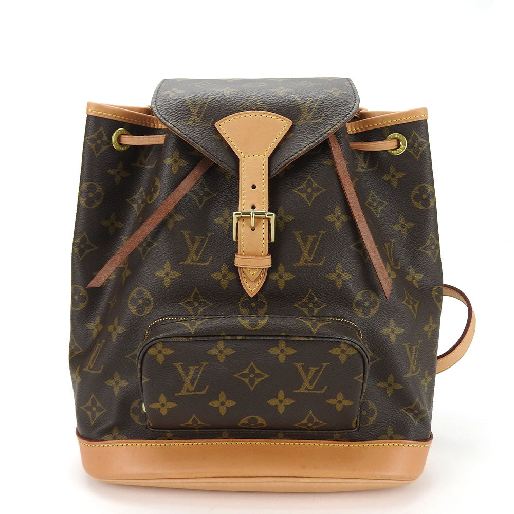 LOUIS VUITTON Backpack M51136 Monogram Brown MontsourisMM Women