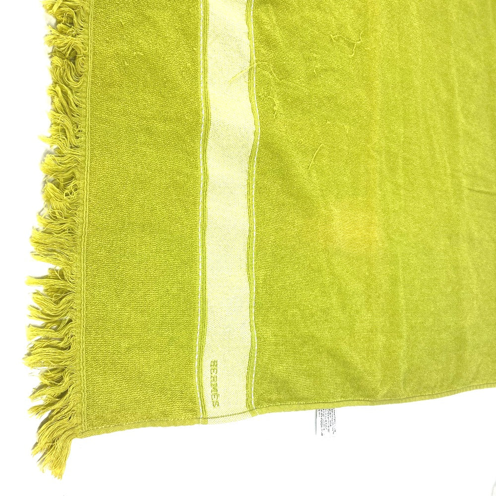 HERMES towel cotton green Bath towel Interior Throw Blanket Sailing Women