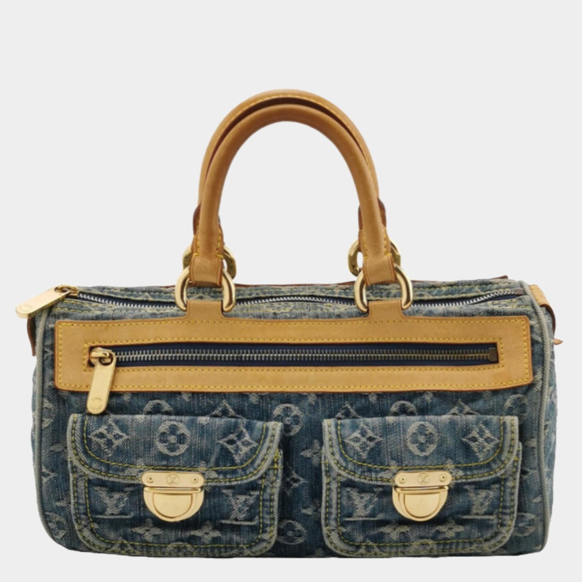 Louis Vuitton Denim Neo Speedy Boston Bag