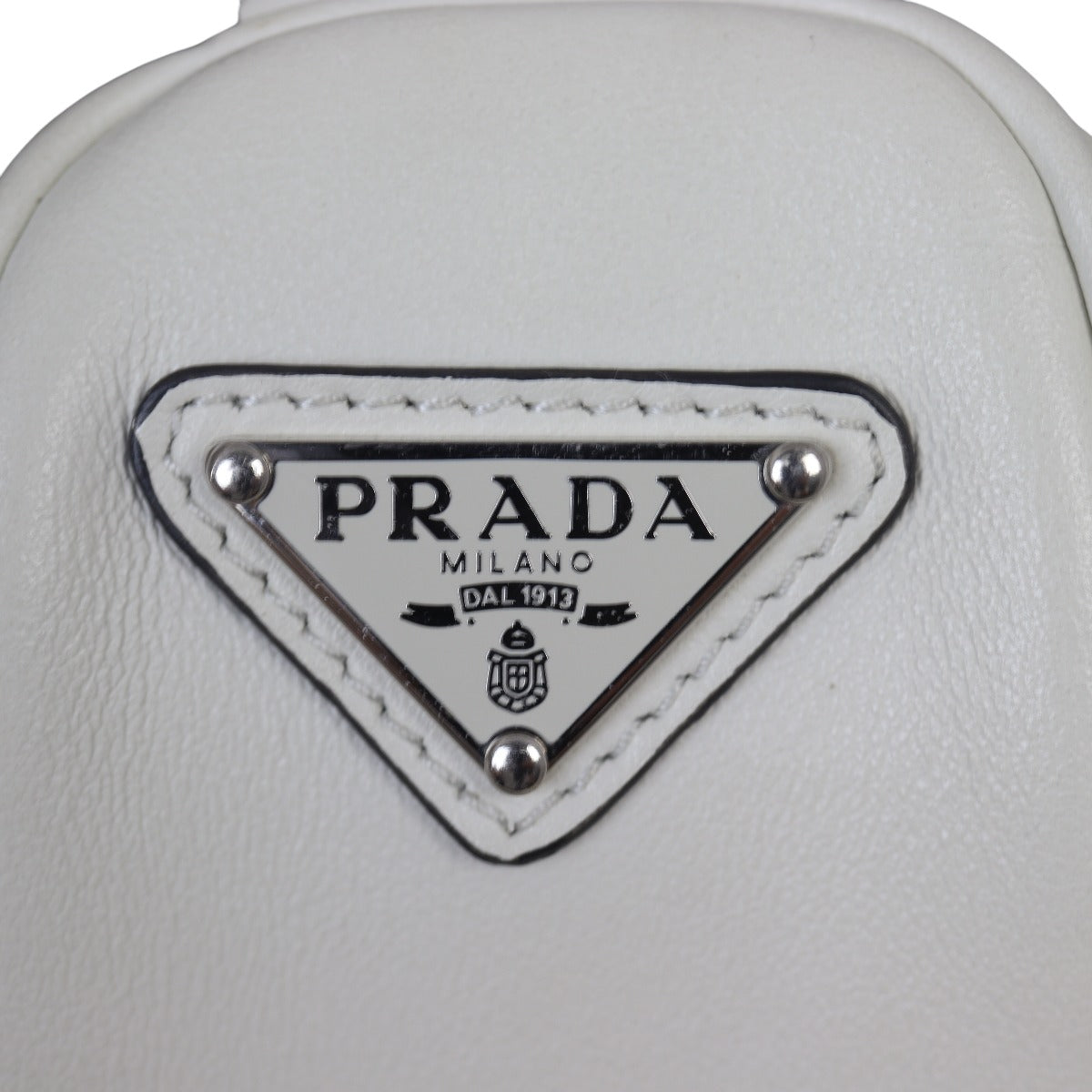 Prada Triangle Leather Shoulder Bag