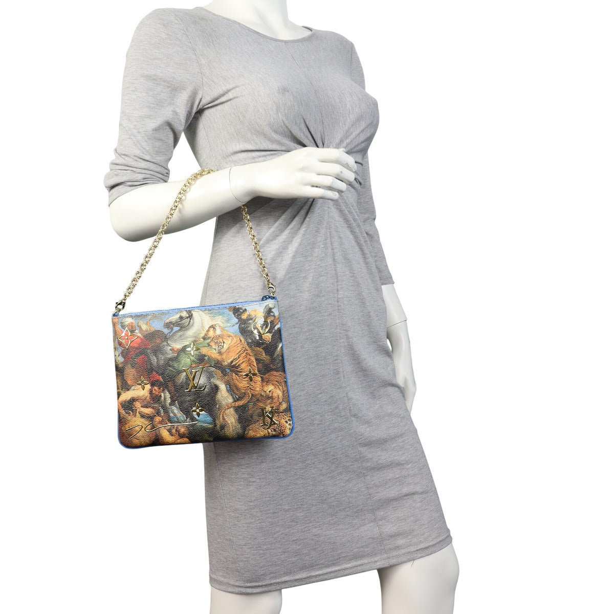 Louis Vuitton x Jeff Koons Rubens Pochette Painted Canvas