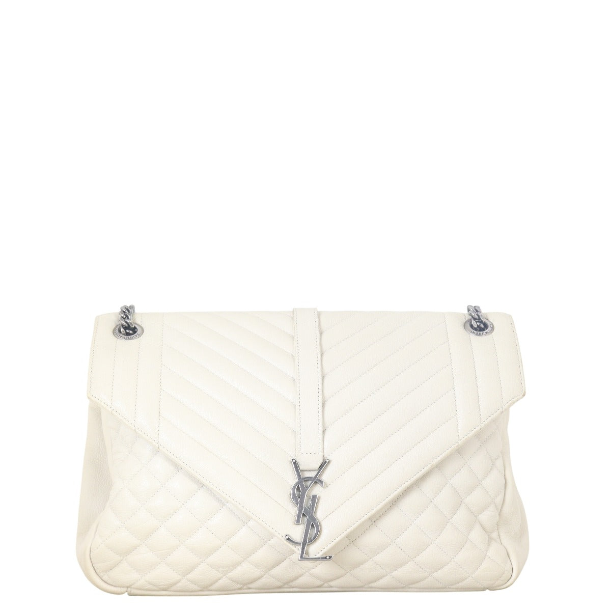 Saint Laurent Tri-Quilt Soft Envelope Bag Large