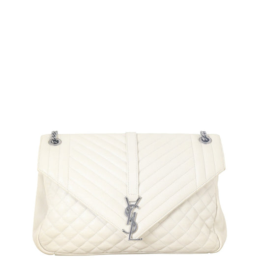 Saint Laurent Tri-Quilt Soft Envelope Bag Large