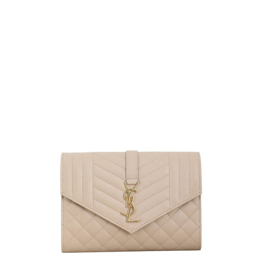 Saint Laurent Monogram Mix Matelasse Pouch
