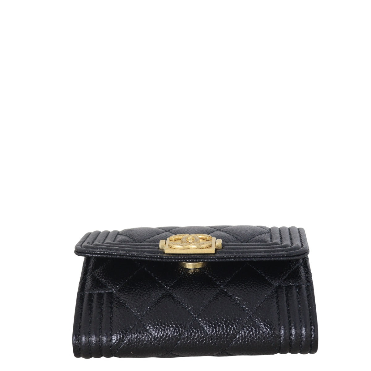 Chanel Boy Card Holder on Chain
