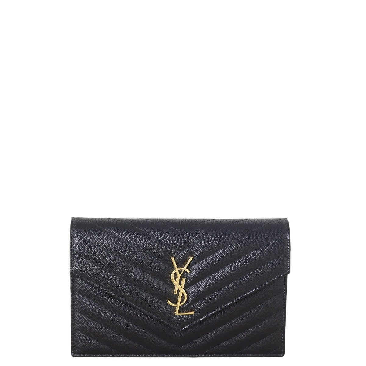 Saint Laurent Cassandre Envelope Chain Wallet