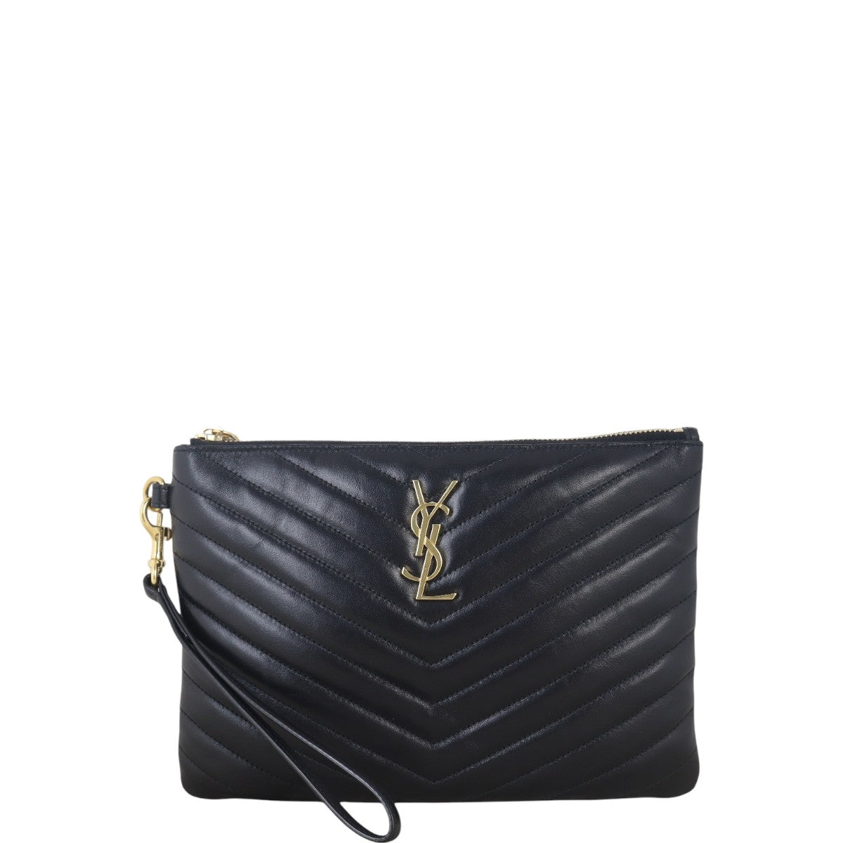 Saint Laurent Cassandre Monogram Matelasse Pouch
