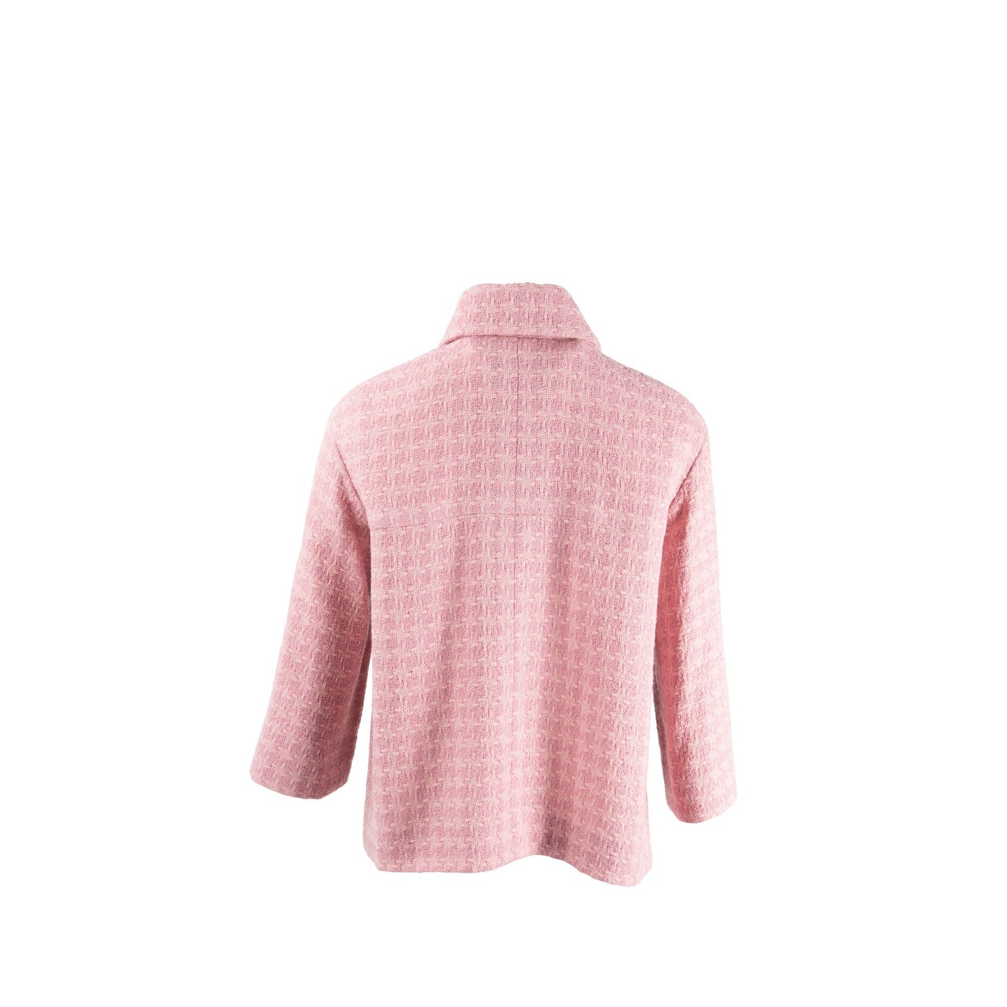 Chanel Size 34 19B Detailed Button Jacket Wool Pink