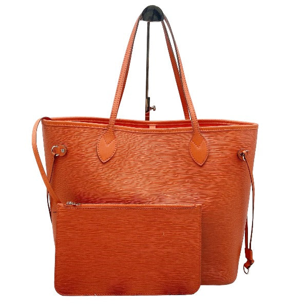 LOUIS VUITTON Tote Bag M40884 Epi Leather Orange Tote Bag Epi Neverfull MM Women