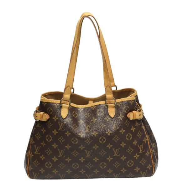 LOUIS VUITTON Tote Bag M51154 Monogram canvas Brown bag Monogram Batignolles Horizontal Women