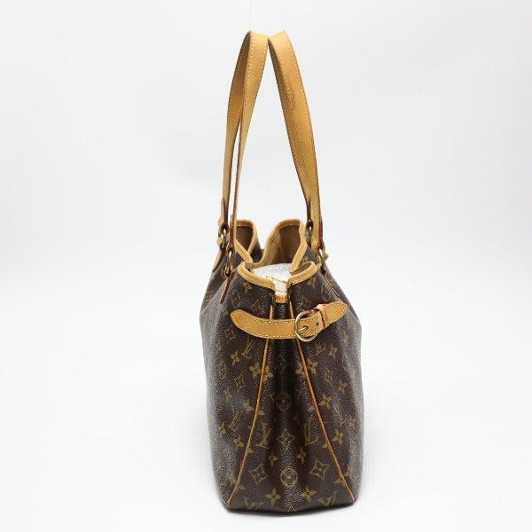 LOUIS VUITTON Tote Bag M51154 Monogram canvas Brown bag Monogram Batignolles Horizontal Women