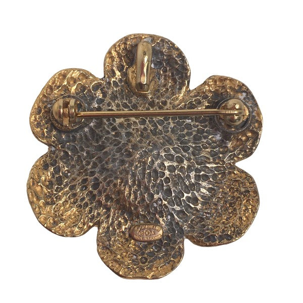CHANEL Brooch unknown gold Brooch vintage Camelia Women