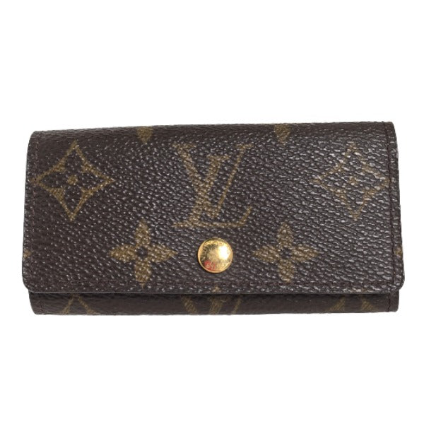 LOUIS VUITTON Key case Key holder  M69517 Monogram canvas Brown for 4 Monogram Multicles4 unisex(Unisex)