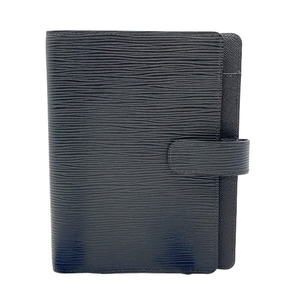 LOUIS VUITTON Notebook cover R20202 Epi Leather Noir Notebook case Epi Agenda MM mens(Unisex)