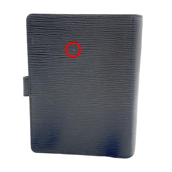 LOUIS VUITTON Notebook cover R20202 Epi Leather Noir Notebook case Epi Agenda MM mens(Unisex)