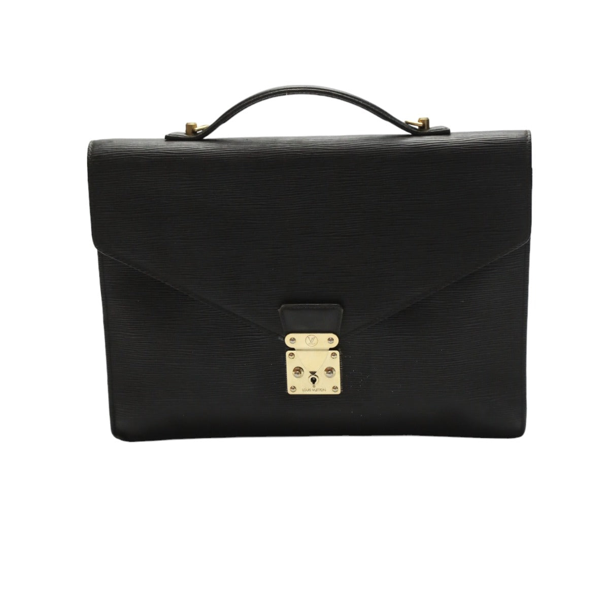 LOUIS VUITTON Business bag M54462 Epi Leather Noir Business bag Epi Porto de cuman bandouliere mens