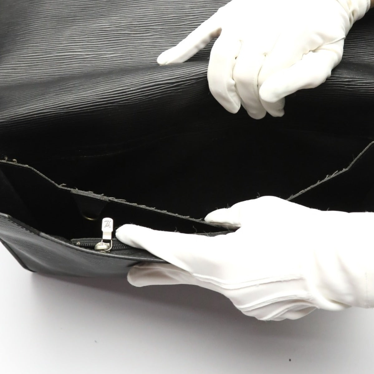 LOUIS VUITTON Business bag M54462 Epi Leather Noir Business bag Epi Porto de cuman bandouliere mens