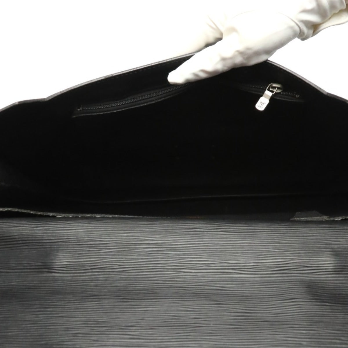 LOUIS VUITTON Business bag M54462 Epi Leather Noir Business bag Epi Porto de cuman bandouliere mens
