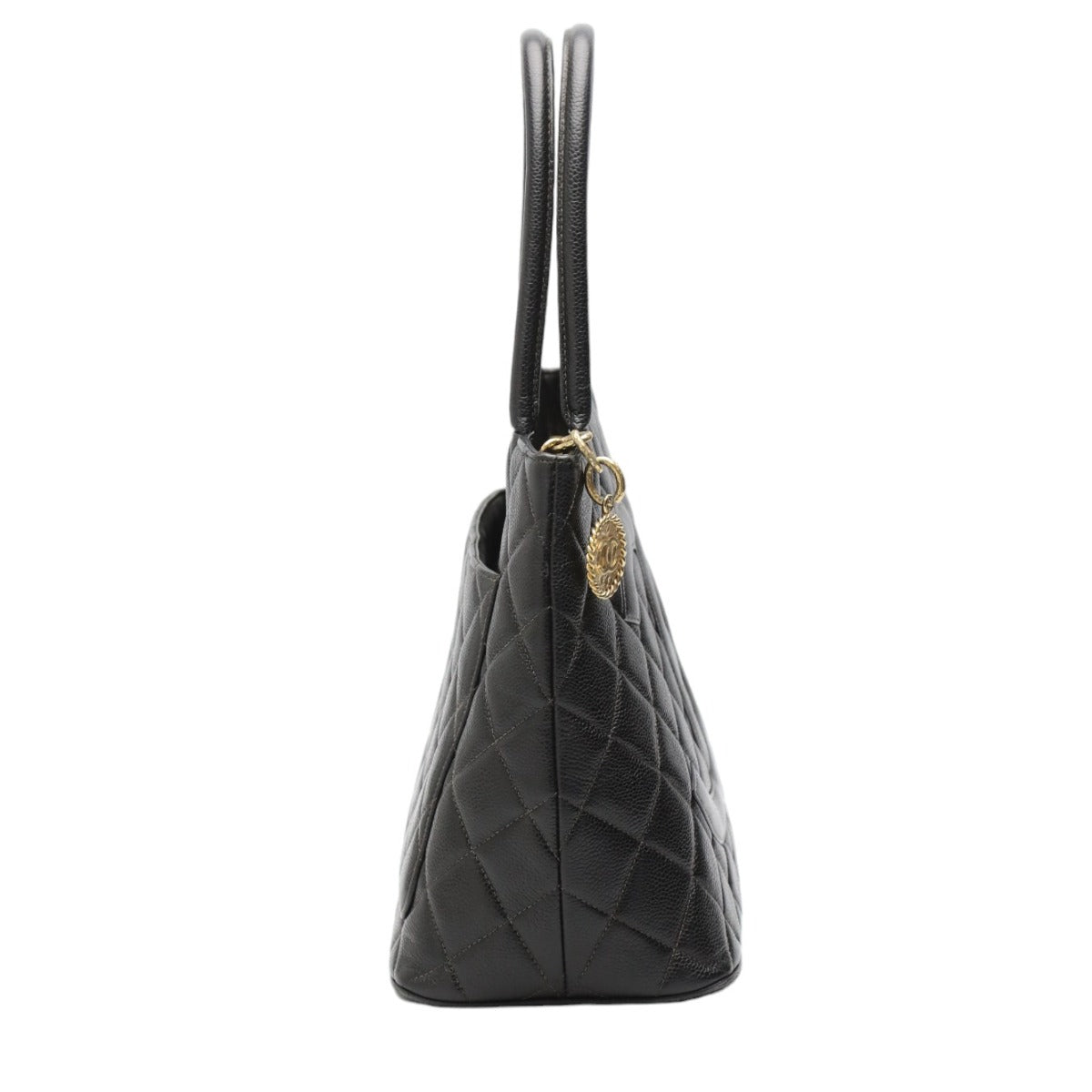 CHANEL Tote Bag Matt caviar skin black Handbag Caviar skin Replica Tote Women