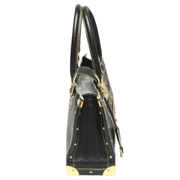 LOUIS VUITTON Tote Bag M91812 leather Noir Tote Bag Suhari Fabreau Women