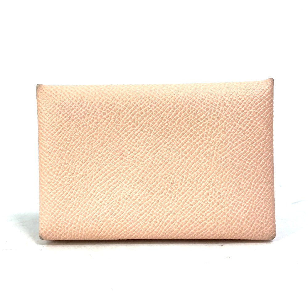 HERMES Card Case Epsom Pink type By color Calvi Verso Women