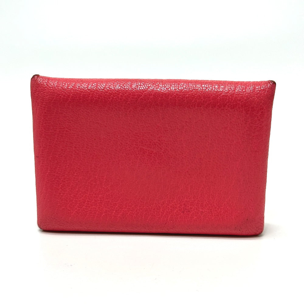 HERMES Card Case Epsom pink Business Card Holder Pass Case Calvi Women