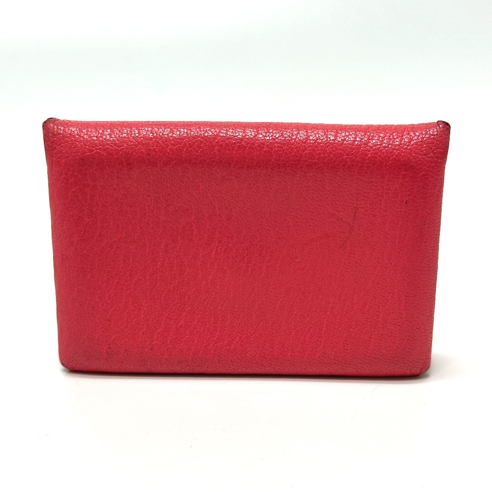 HERMES Card Case Epsom pink Business Card Holder Pass Case Calvi Women