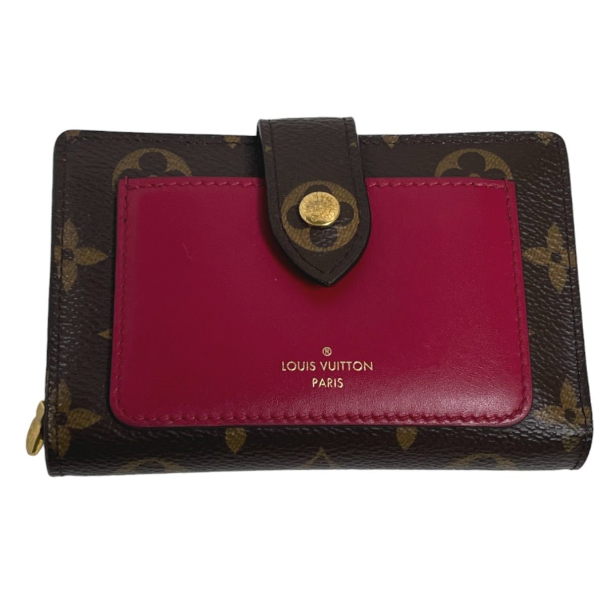 LOUIS VUITTON Bifold Wallet M69433 Monogram canvas Fuchsia Bifold Wallet Monogram Portefeuille Juliet Women