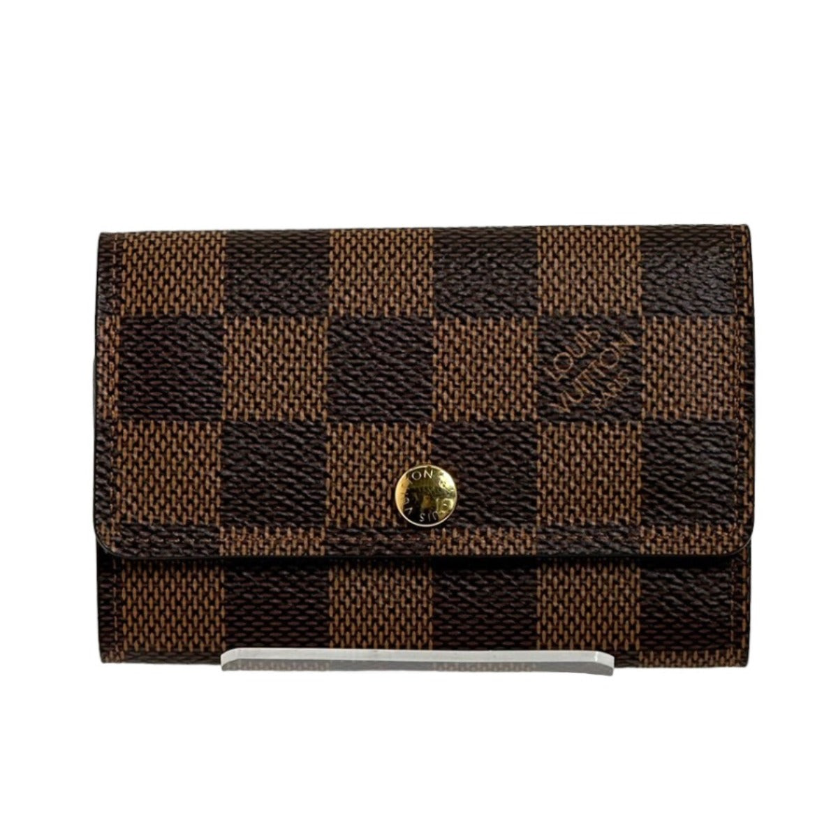 LOUIS VUITTON Key case Key holder  N62630 Damier canvas Brown Key case Key holder for 6 pieces Damier Multicles6 unisex(Unisex)