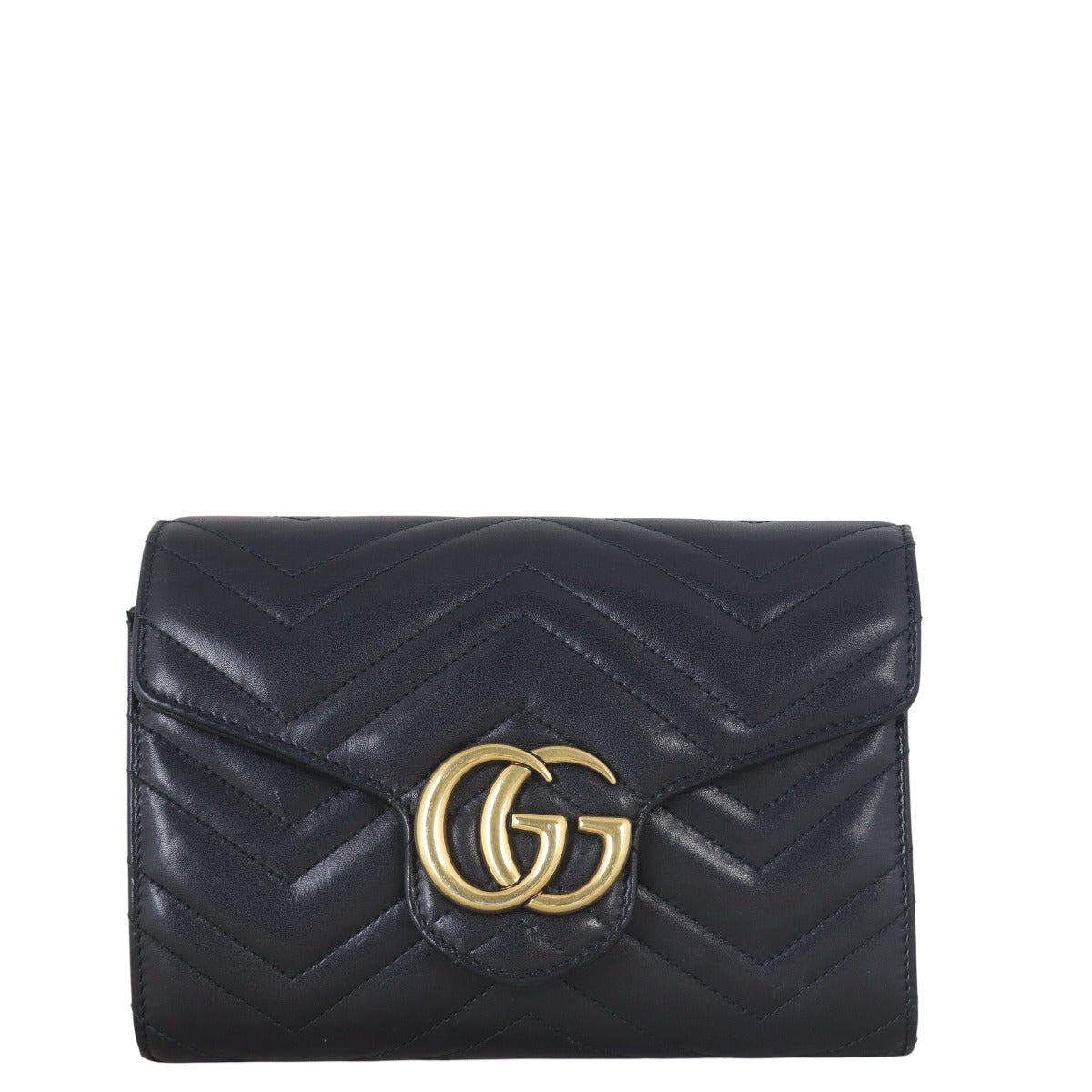 Gucci GG Marmont Matelasse Chain Wallet