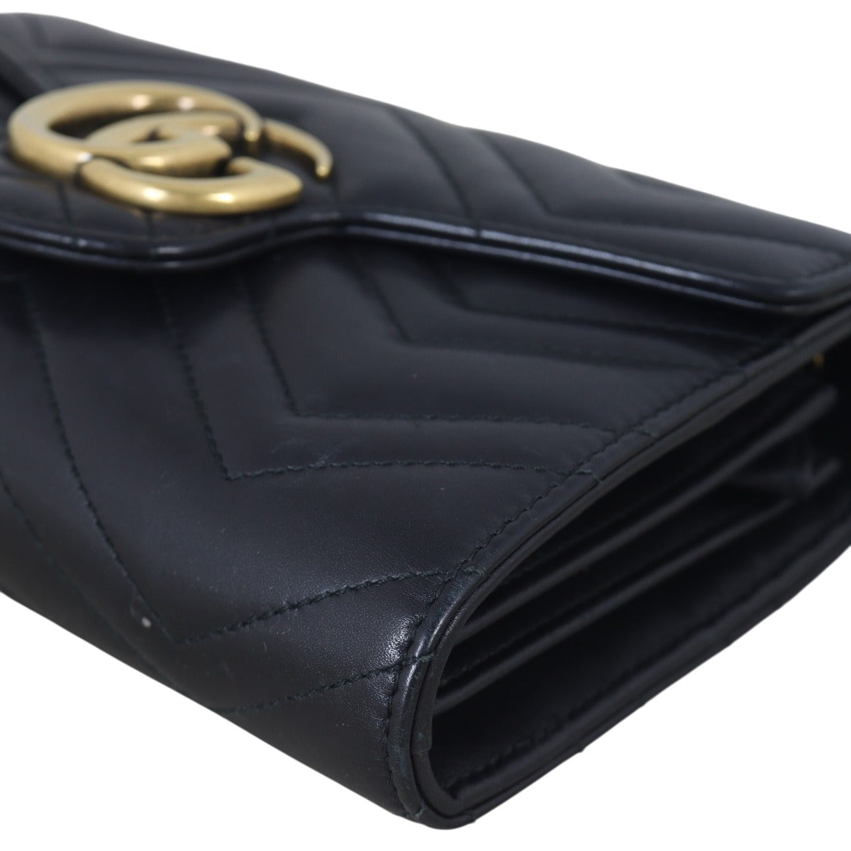 Gucci GG Marmont Matelasse Chain Wallet