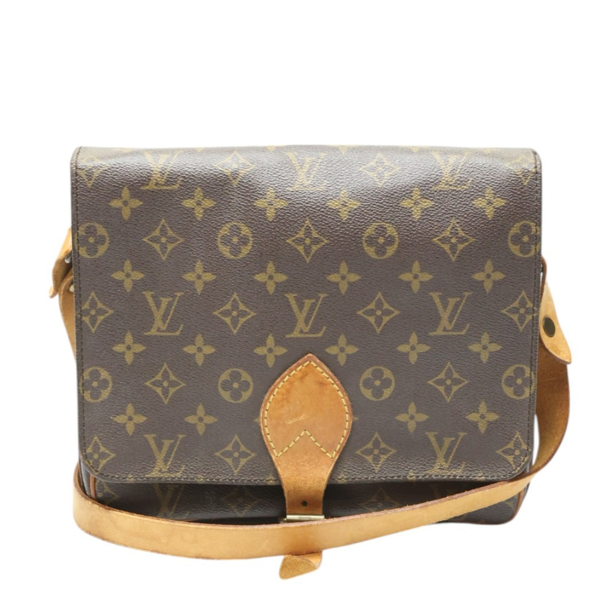 LOUIS VUITTON Shoulder Bag M51252 Monogram canvas Brown Shoulder Bag Monogram CartouchiereGM Women