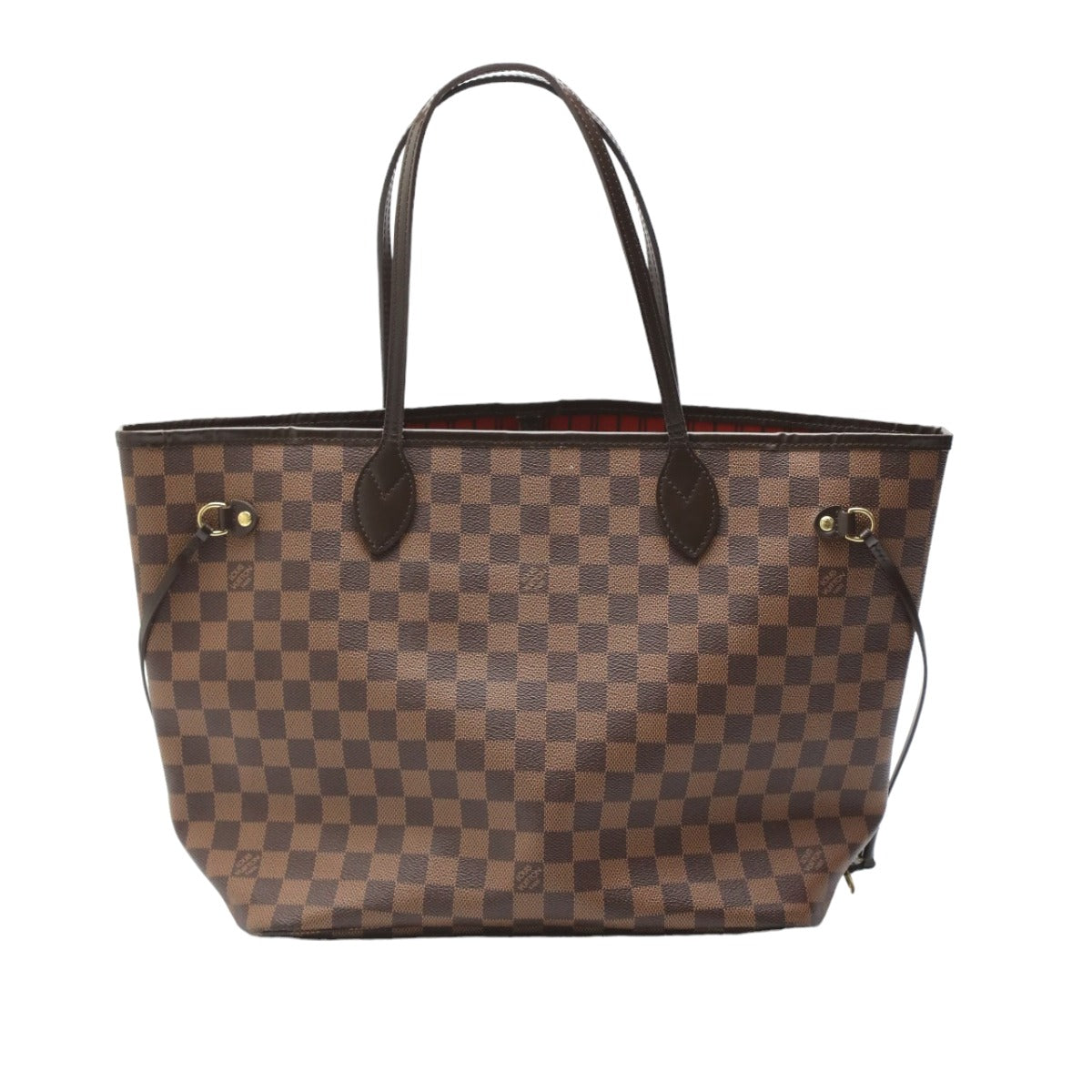LOUIS VUITTON Tote Bag N41358 Damier canvas Brown Neverfull MM Damier No pouch Women